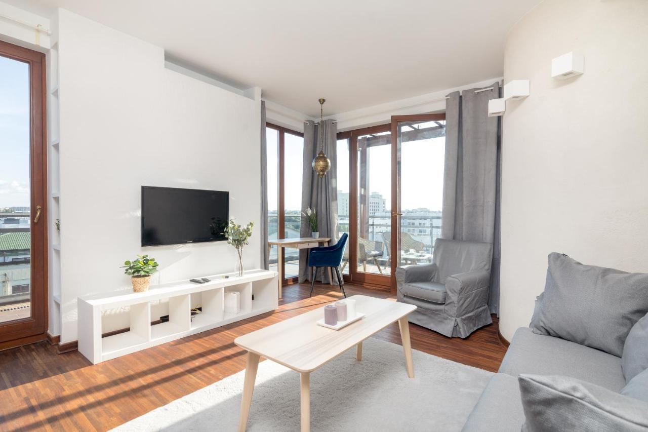 Mokotow Premium Apartment With Terrace Warszawa Exteriör bild